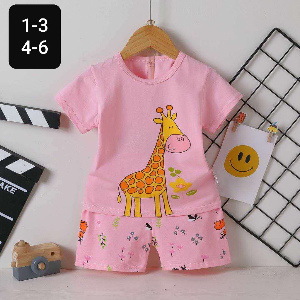 Setelan Baju Anak Perempuan Umur 1-10 Tahun Pakain set stelan Anak Perempuan Baju Santai Terbaru