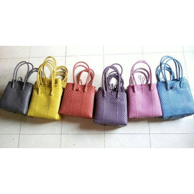 Tas Jali-Jali Anyaman Plastik (Size S)