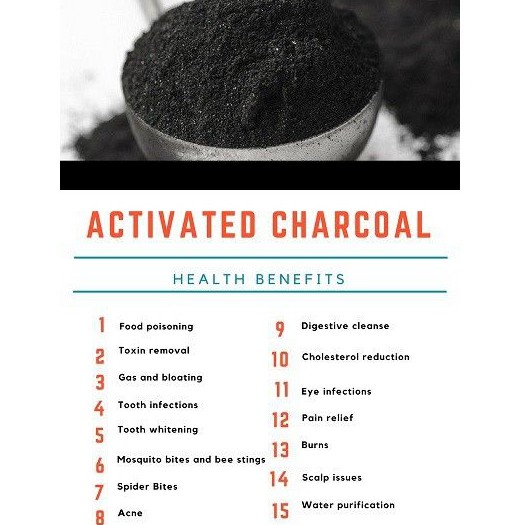 Nourish Indonesia, Activated Charcoal Powder 1kg