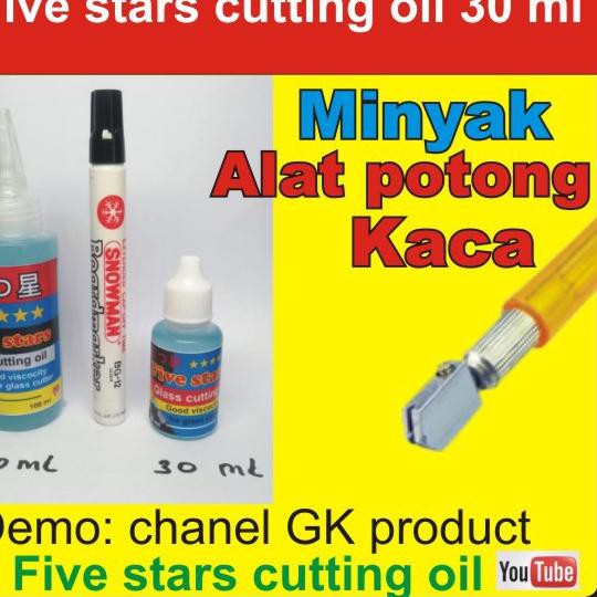 Jual Big Sale Minyak Potong Kaca Cutter Kaca Five Stars Cutting Oil Minyak Pemotong Kaca 100 Ml Cocok S Indonesia Shopee Indonesia