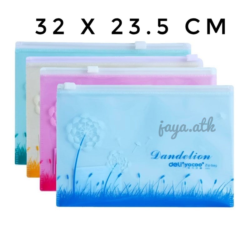 

MAP PLASTIK ZIPPER BAG A4 MAP SLETING PLASTIK ZIP A4 MULTIPURPOSE LUCU WARNA WARNI 5580
