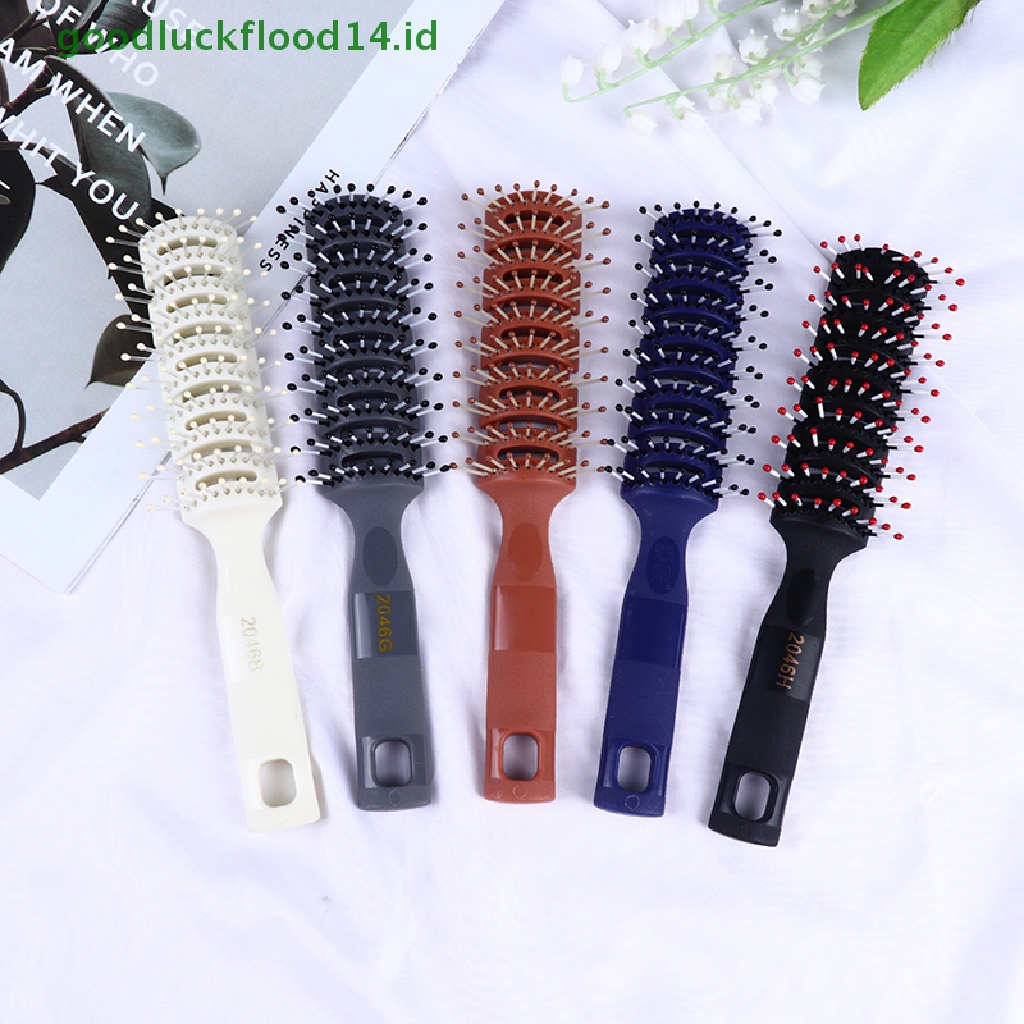 (GOOGFOUR) 1pc Sisir Rambut Pria Bahan Plastik