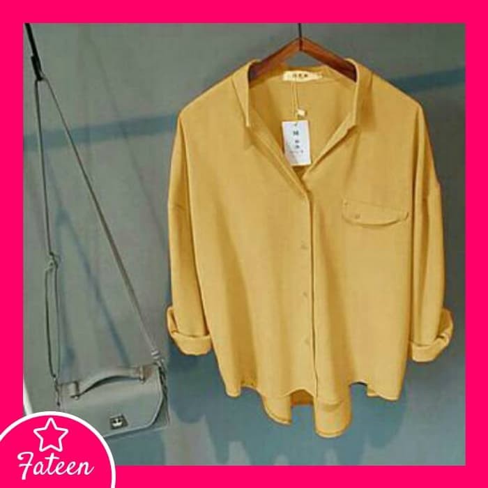 Baju Wanita Lengan Panjang 221 - Hem Wanita Lengan Panjang 221 - Biru