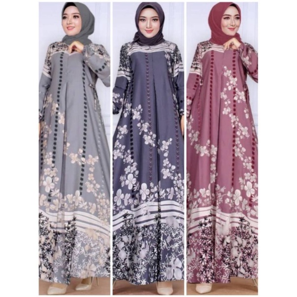 GAMIS BAHAN MAXMARA DRESS MAXMARA DRESS ELEGAN PEKALONGAN