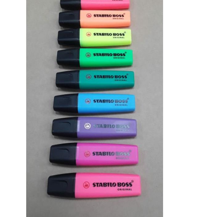 

Kekinian Stabillo Boss tertera 1 kotak isi 10 pcs .
