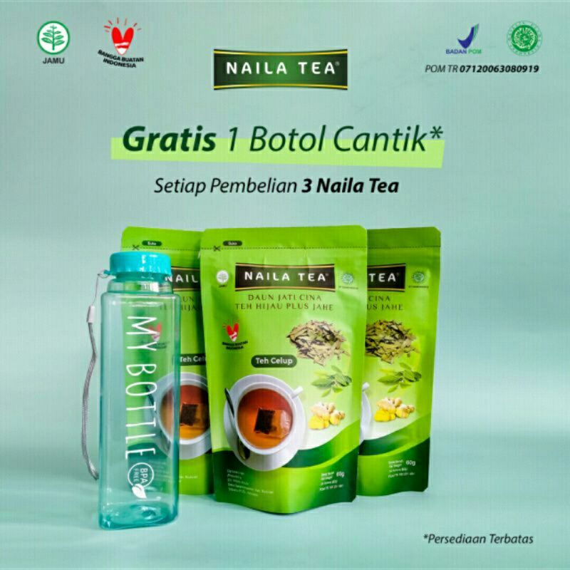 NAILA TEA|Teh Peluntur lemak|Teh Diet Detox|Slimming Teh Teatox Pelangsing