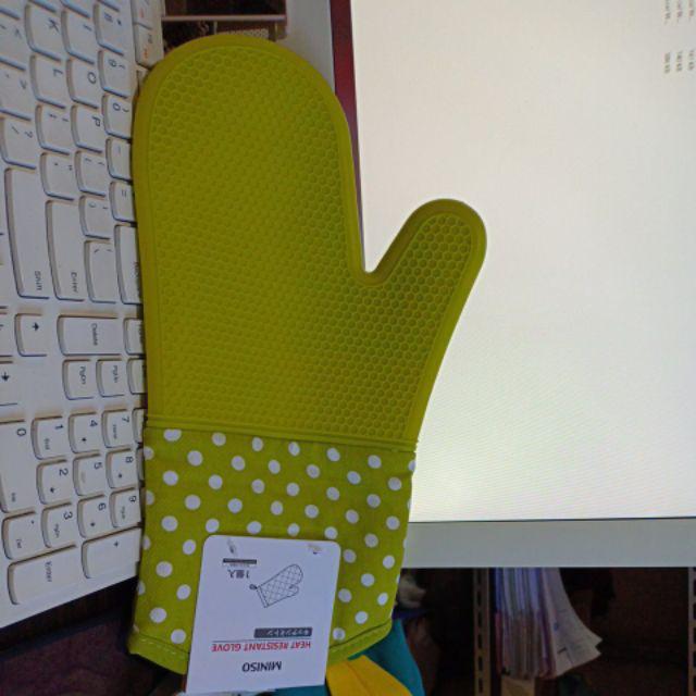 Sarung Tangan Miniso Anti Panas  / Silicone Oven Glove Heat Resistant