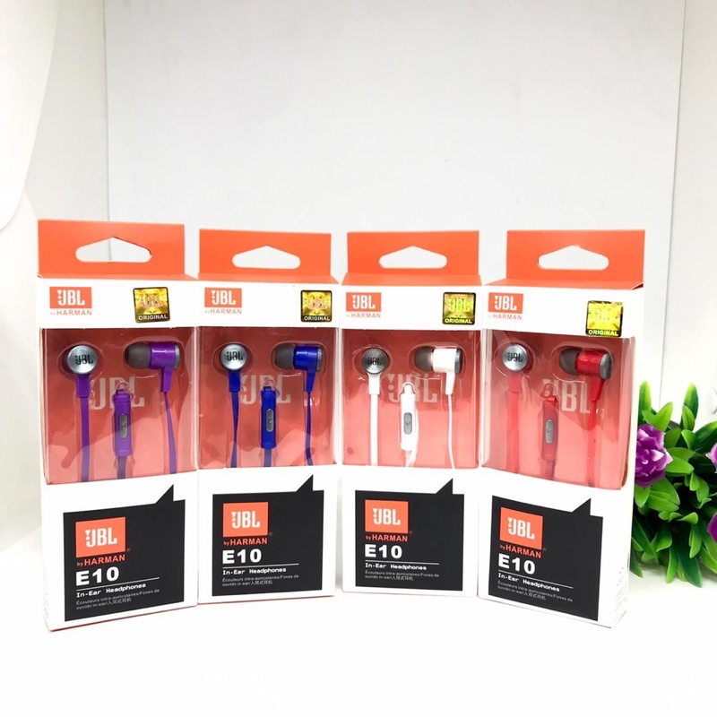 HANDSFREE HEADSET SPORT JB E10 EARPHONE SPORT JB E-10 SUPERBASS