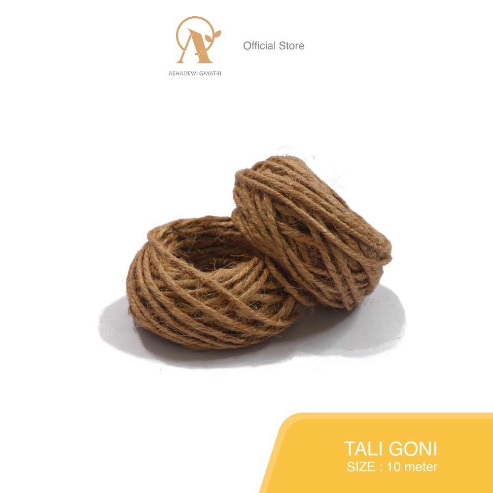 

Ashadewi Gayatri - Tali Goni Ecer / 10 meter / Jute rope / craft rope / tali rami