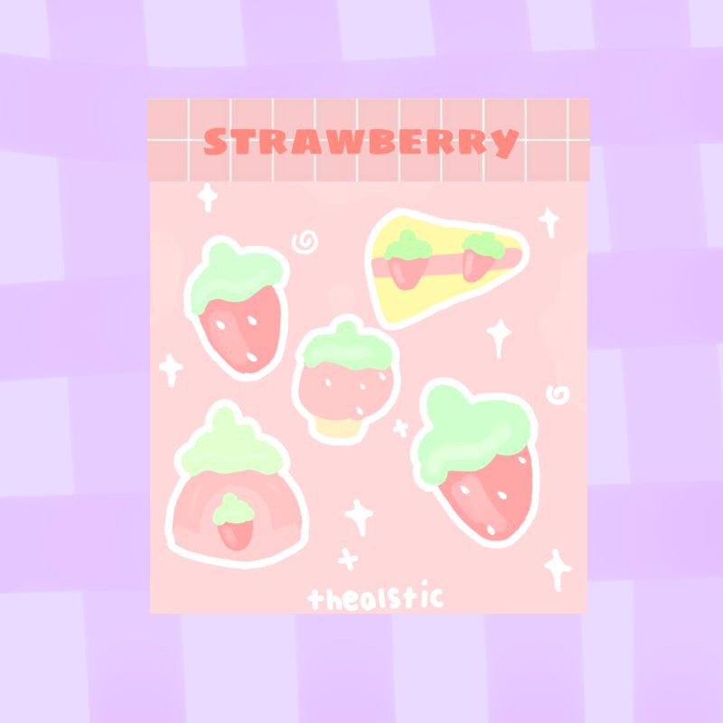 

strawberry Sticker