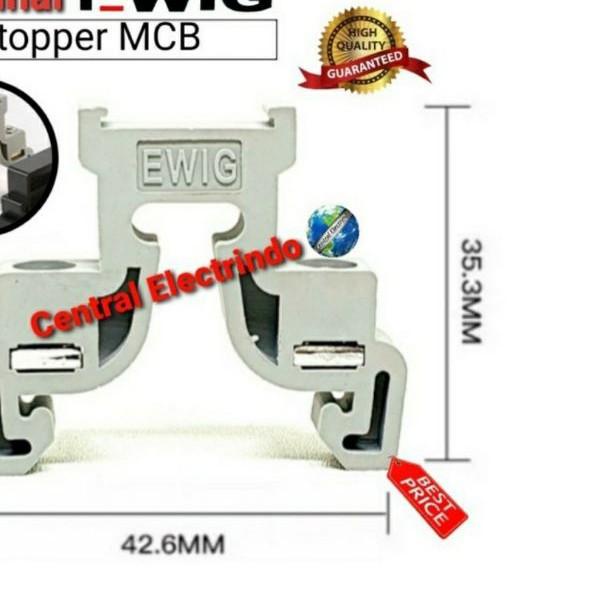 COS Change Over Switch Ohm Saklar EWIG Din Rail 2Phase 63A Model MCB.