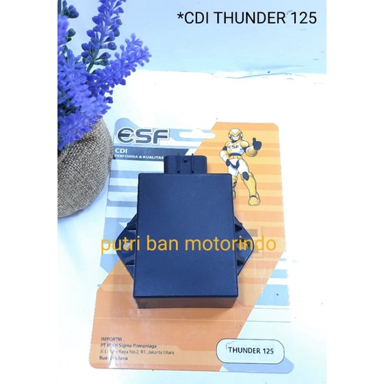 CDI THUNDER 125 OLD / CDI PENGAPIAN THUNDER 125 LAMA ORI ESF