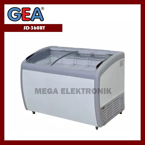 GEA SD-360BY Freezer Sliding Kaca 360Liter - KHUSUS JABODETABEK
