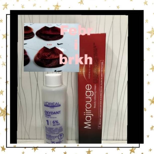 Cream L Oreal Cat Majirouge 5.64 Rambut Oxidant Plus Store_Boncabe