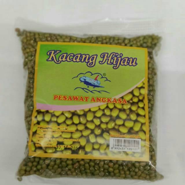 

Kacang hijau 500gram cap pesawat angkasa