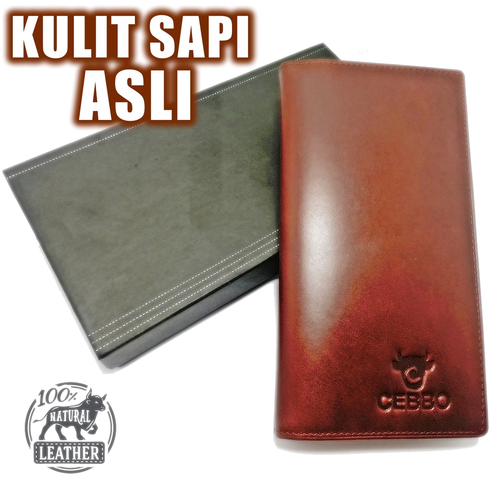 Dompet Panjang Pria Kulit Asli Original Cebbo