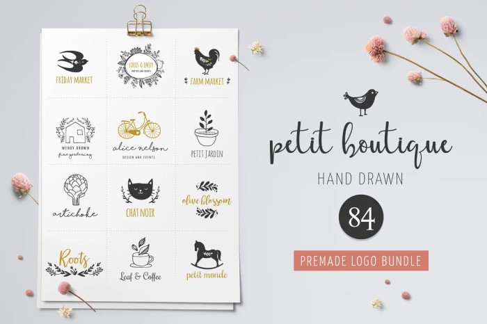 Logo Boutiqe Premade Logo Template - Photoshop &amp; Illustrator