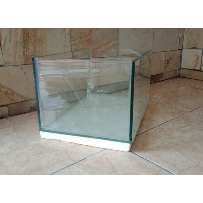 Aquarium kaca aquascape ikan hias 40x25x20