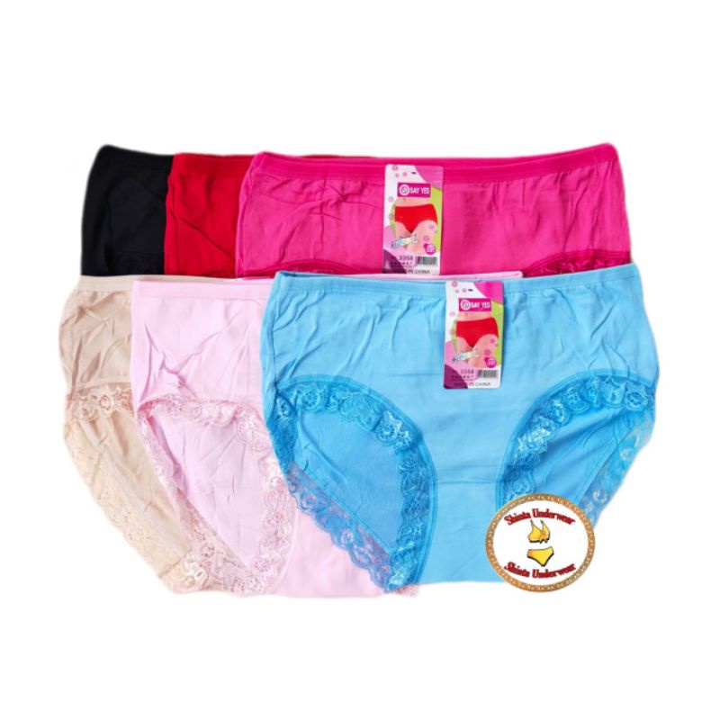3 Pcs Celana Dalam Wanita Renda Seamles- CD Wanita Say-Yes Renda 3358