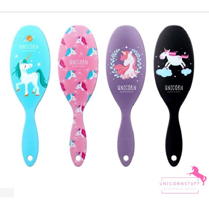 Sisir Rambut Unicorn Anak Kado Hadiah Perempuan Cewek