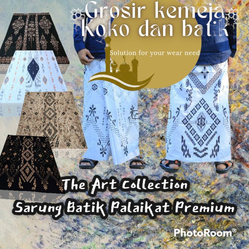 Sarung Batik Palaikat EL RUMI sarung Batik pria modern motif terbaru pria beriman