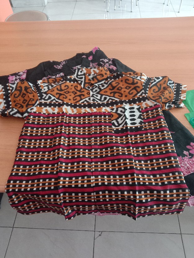 Dress Terbaru-maura Couple - Sania Ruffle Batik Couple Ori Ndoro Jowi Dnt Garansi Termurah Shopee