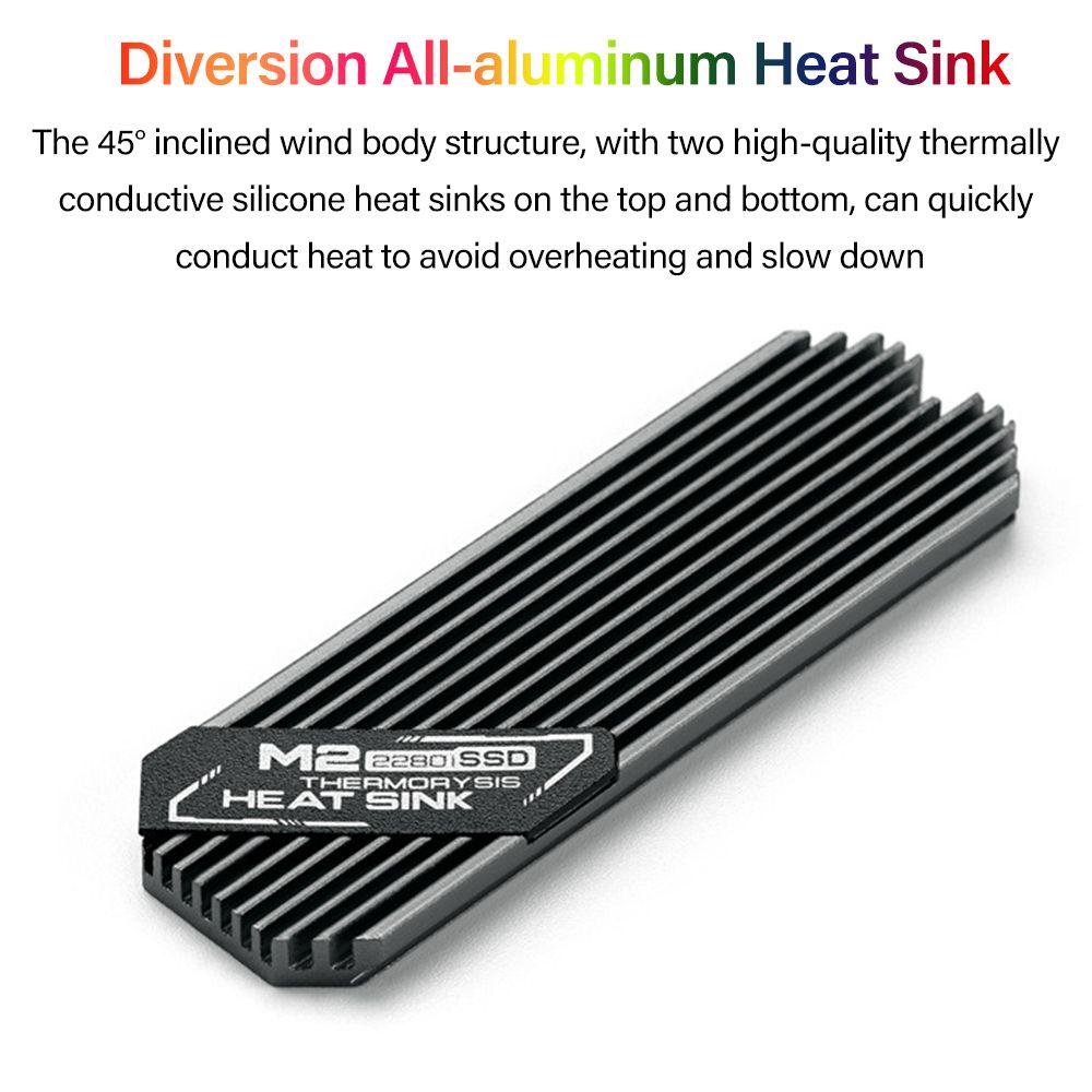 Suyo SSD Heatsink Untuk PS5 Komputer Radiator Drives Radiator M.2 NVME Cooler