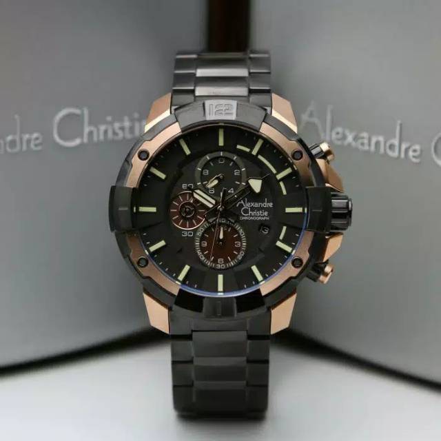 Jam tangan pria Alexander Christie 6551 Ac 6551