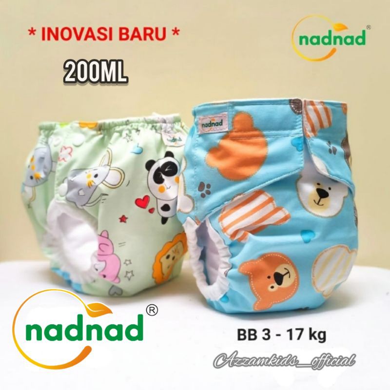 Clodi Nadnad Sakina Cover Popok Kain Bayi Cuci Ulang Celana Perekat Shopee Indonesia