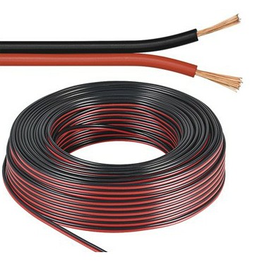 Kabel Eceran AWG24x2 Ecer AWG 24 x 2 Serabut Merah Hitam per 1m