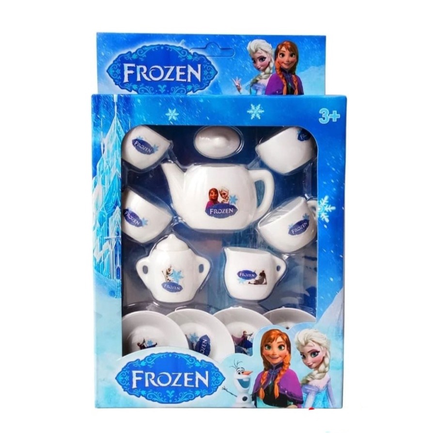 mainan cangkir set frozen teh party set - mainan anak perempuan