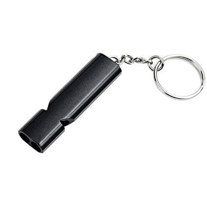 (MAINANKYU) Gantungan Kunci Peluit Survival Outdoor Emergency Whistle Keychain