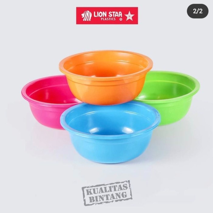 GOJEK Lion Star BA 9 Round Basin Baskom Plastik Deluxe No. 20 Lionstar