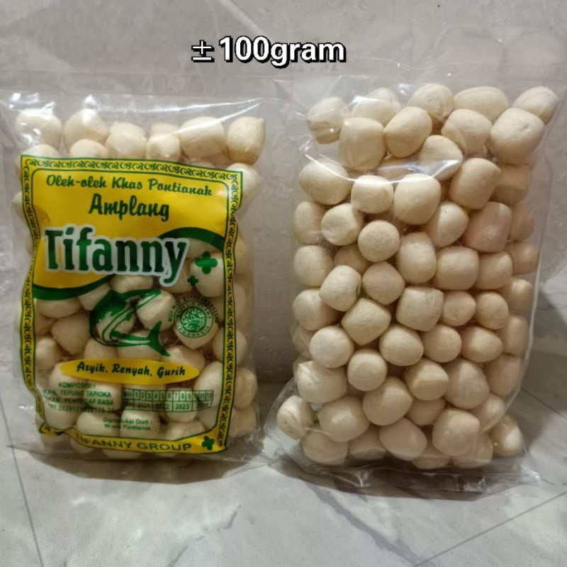 

Amplang Ikan Tenggiri / Getas Ikan / Amplang Tifanny / Kerupuk Ikan Tenggiri / Oleh Oleh Khas Pontianak / Oleh Oleh Khas Kalbar / Kerupuk Bulat