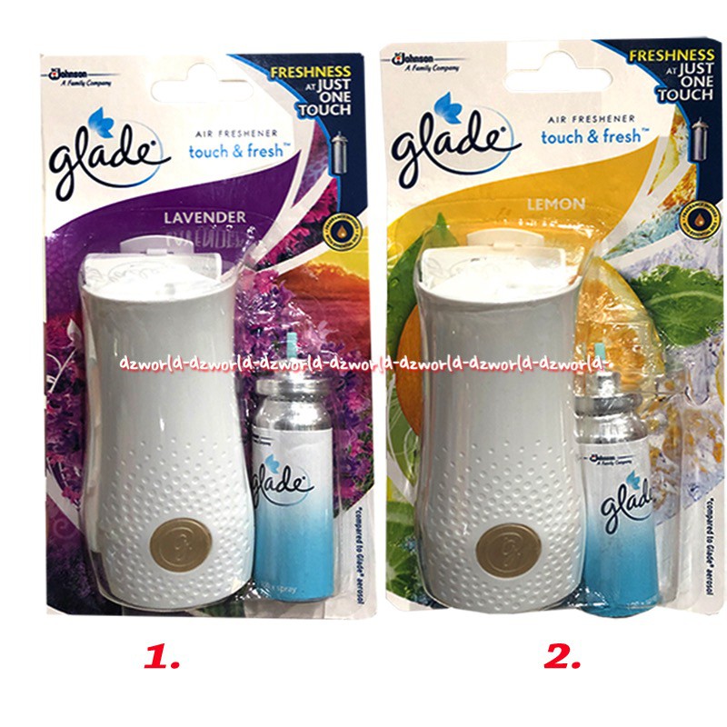 Glade Air Freshener Touch &amp; Fresh Lavender Lemon Pewangi Ruangan Toilet