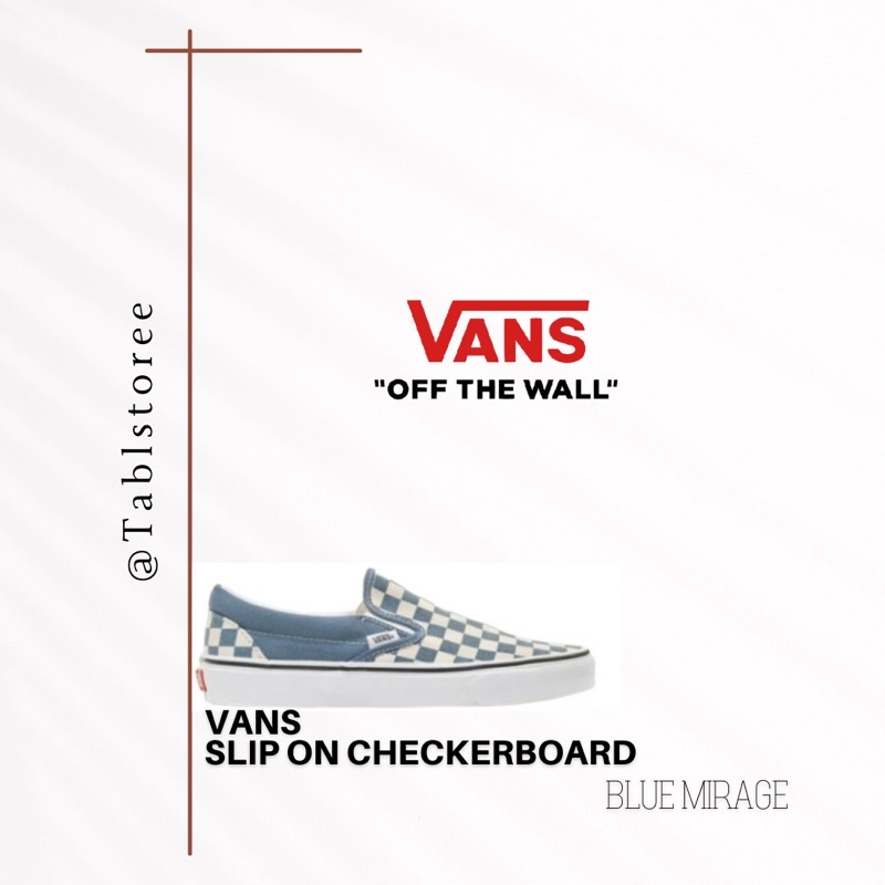 Vans Slip on Classic Blue Mirage