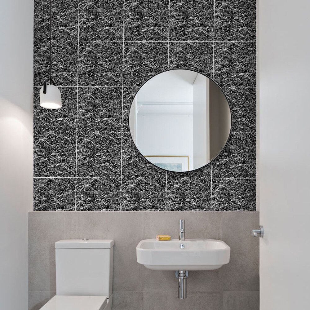 ST - Stiker Tegel / Sticker Lantai / Keramik Dinding Kamar Mandi No.9