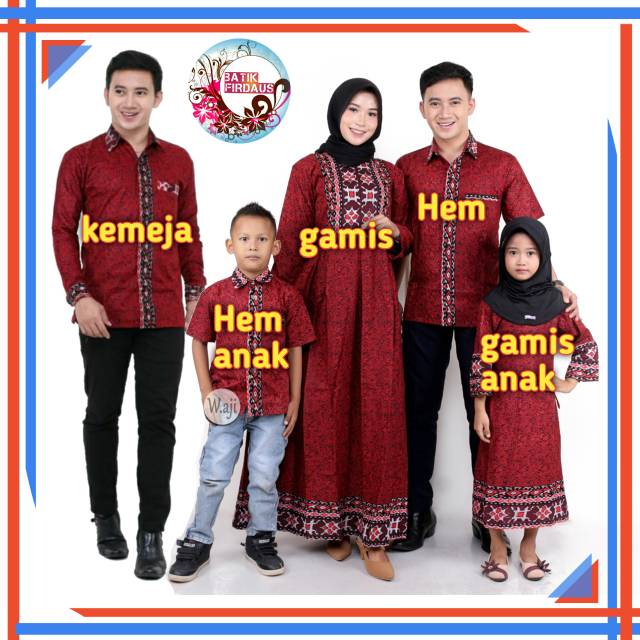 BATIK COUPLE KELUARGA/COUPLE BATIK KELUARGA