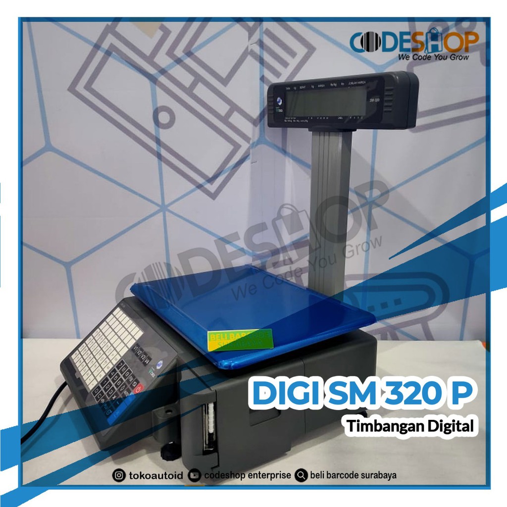 TIMBANGAN HARGA / PRICING DIGITAL DIGI SM 320P - DIGI SM 320 P