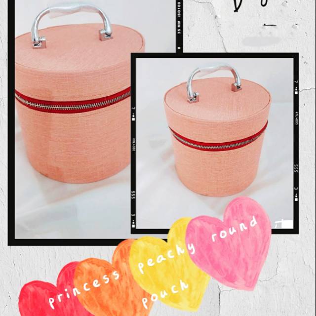 Make up box soft jeans/pouch/tas kosmetik/beautycase