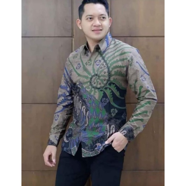 HANUM HIJAU KEMEJA BATIK  PRIA