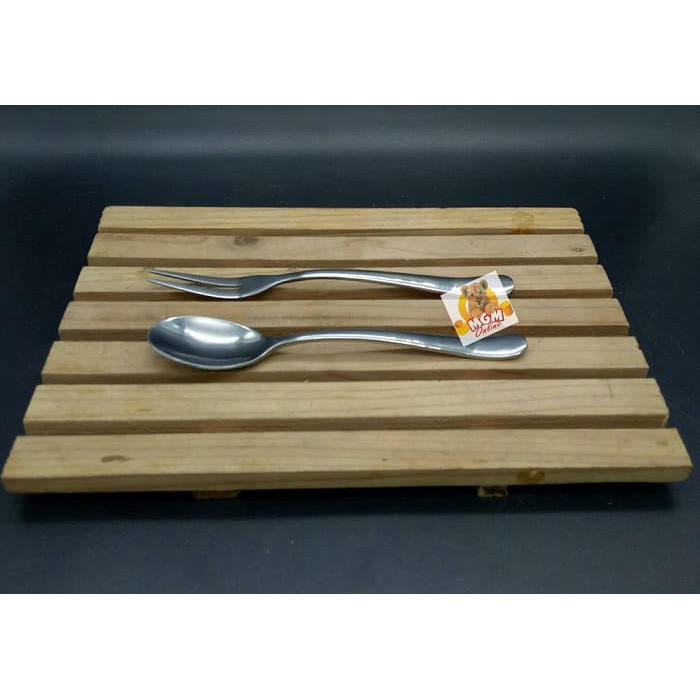 PREMIUM Garpu Buah - Garpu Kue Stainless Steel Tebal di Jamin!