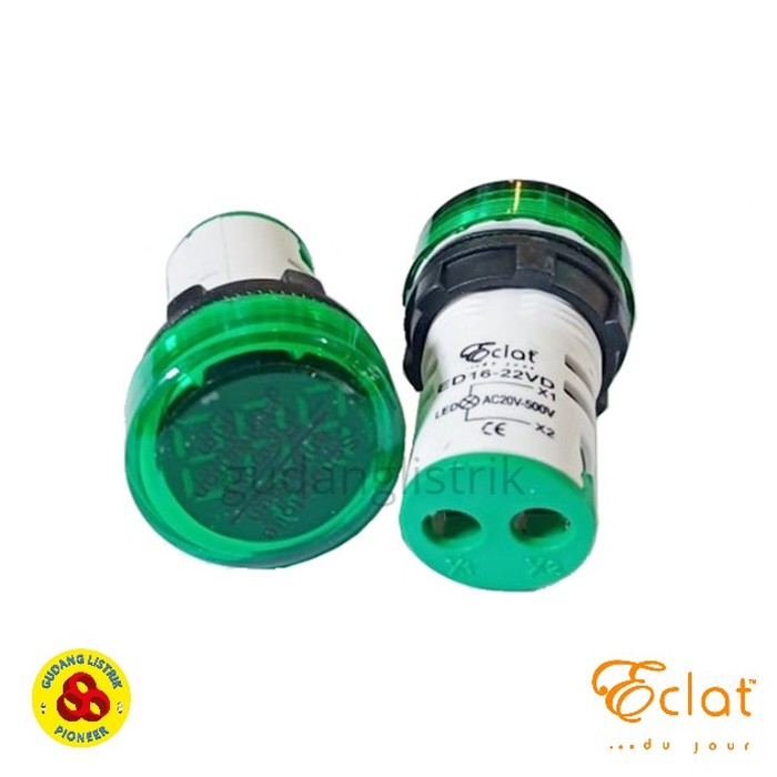 Pilot Lamp LED Volt Meter 22mm 20-500V Round Panel LED Volt Indicator