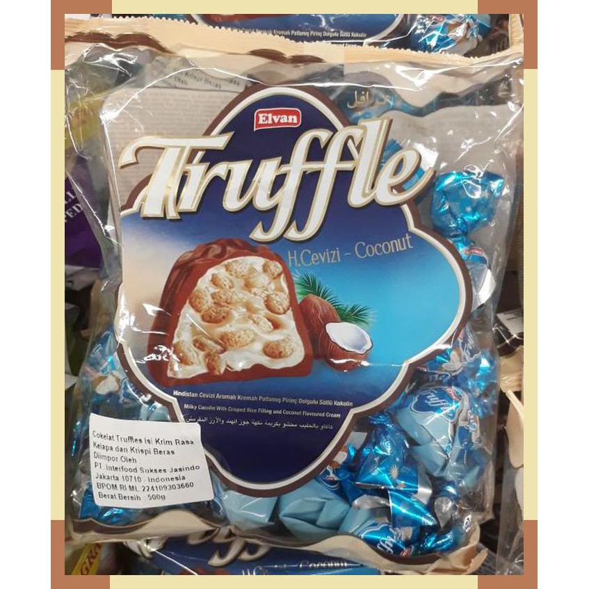 

Elvan truffle H.Vicizi - coconut 500 gram