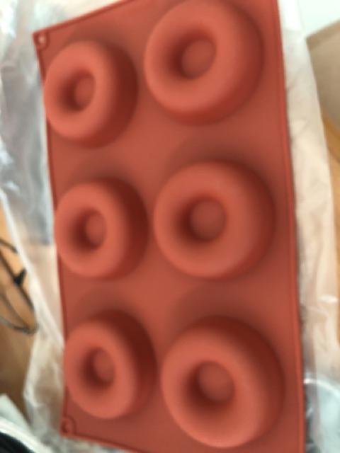 Cj Cetakan Silikon Kue Puding Donat 6 Cav