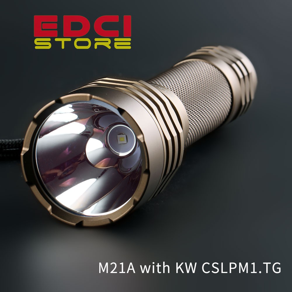 Senter Convoy M21A with Osram KW.CSLPM1.TG 6A Driver 1200 lm 800 Meter