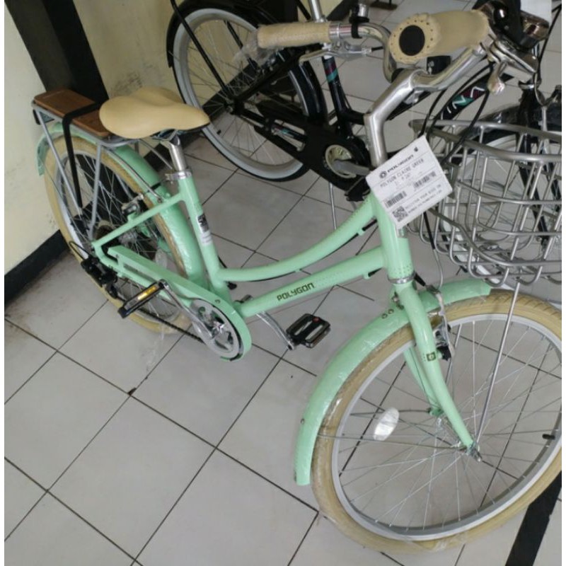 Sepeda Cewek / Wanita Polygon Claire Green 7 Speed 24 inchi