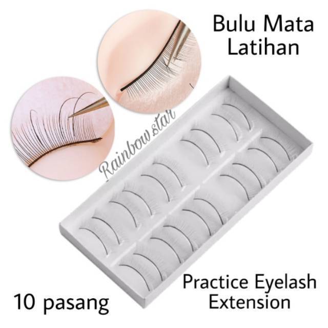 Bulu Mata Palsu Latihan  / lash Practice Eyelash Extension