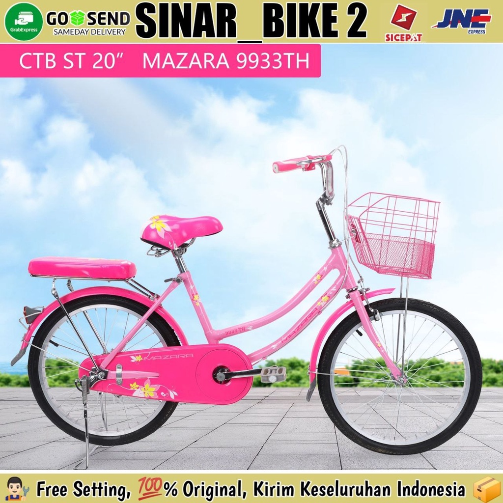 Sepeda Keranjang Anak Remaja 20 Inch MAZARA 9933