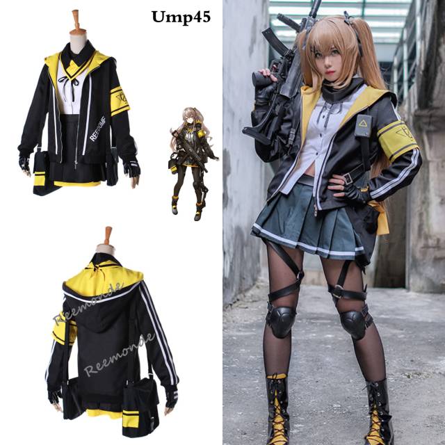 UMP45 Girl Frontline Jacket Cosplay Games Anime Jepang Jaket